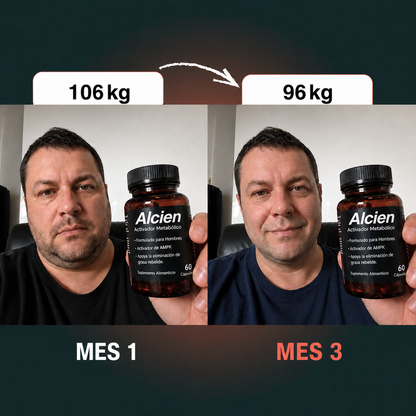 Antes y después con Alcien