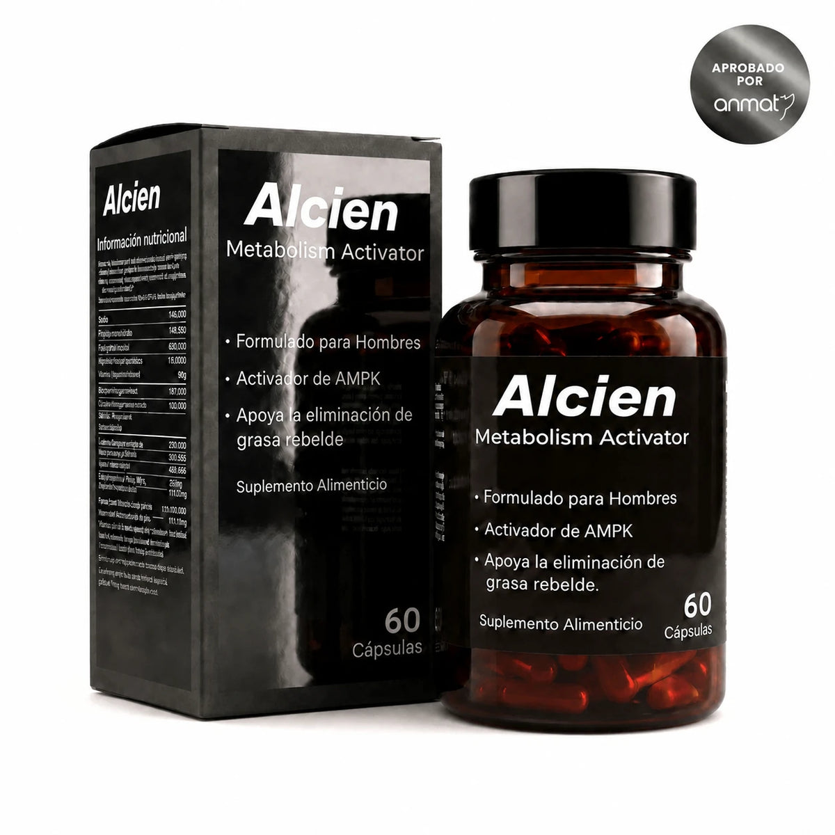 Alcien: caja y frasco aprobados por ANMAT