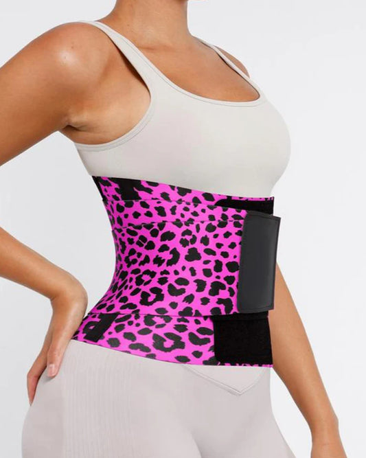 Faja reductora de cintura, cinturón abdominal, moldeador corporal con triple envoltura para mujer