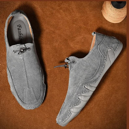 ZAPATOS SIN CORDONES DE PIEL AUTÉNTICA LORENZO