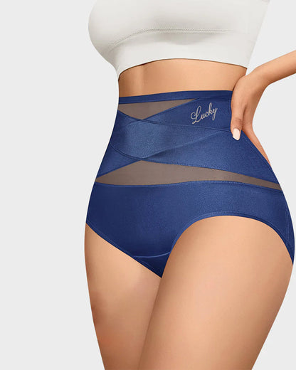 Braguitas moldeadoras sin costuras de talle alto con control de abdomen (paquete de 3/5/8)