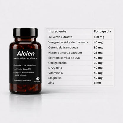 Alcien e información nutricional