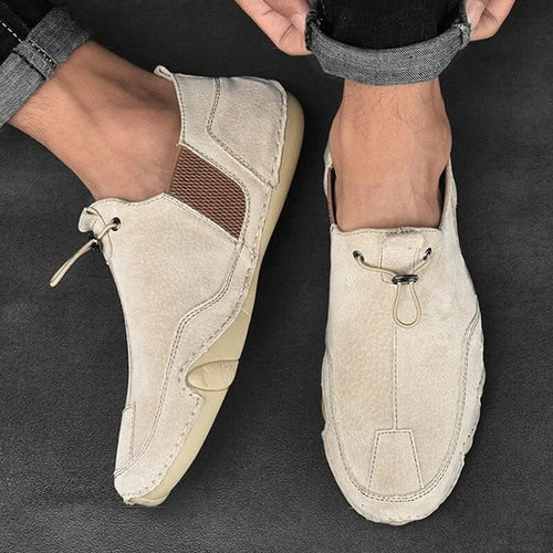 ZAPATOS SIN CORDONES DE PIEL AUTÉNTICA LORENZO