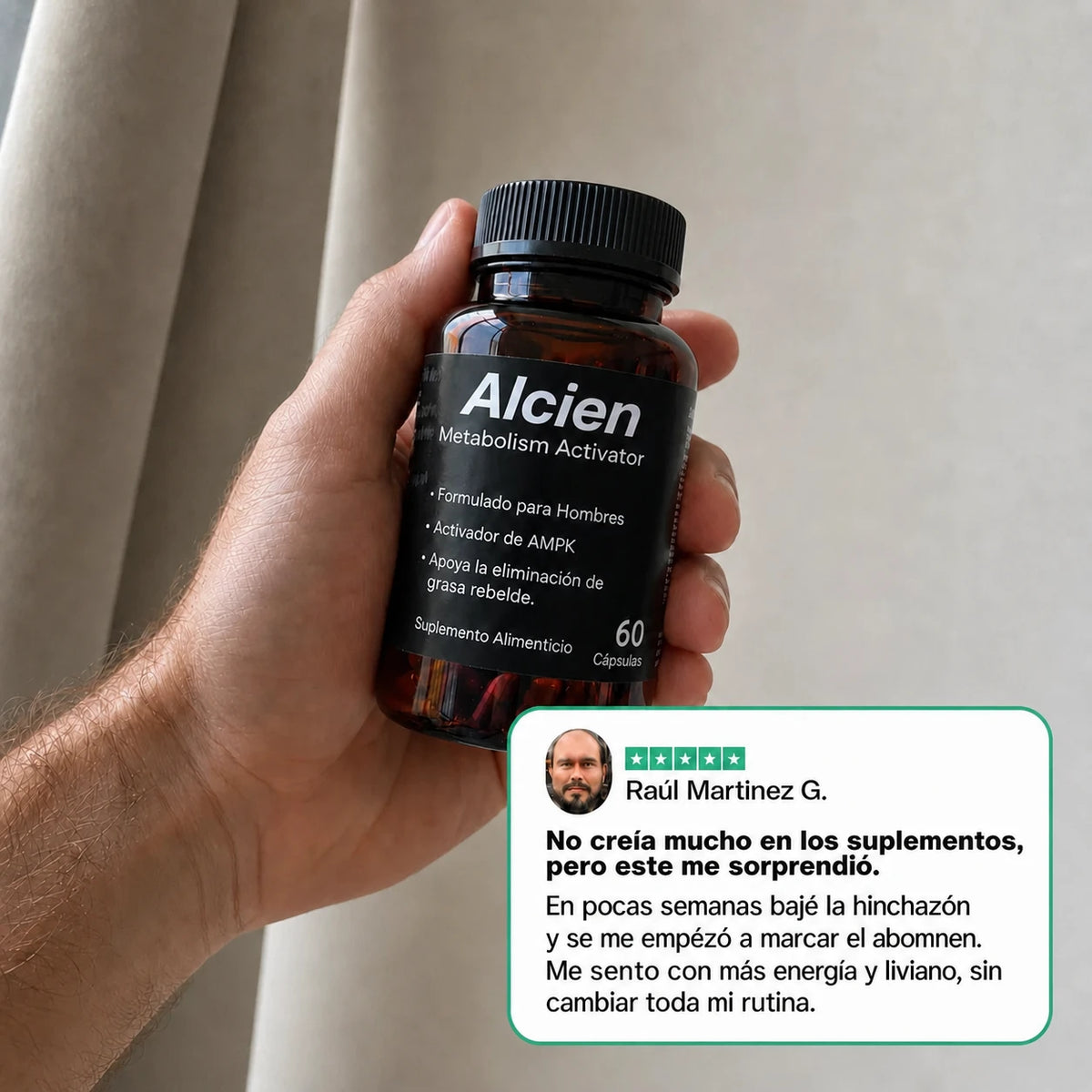 Testimonio de cliente de Alcien